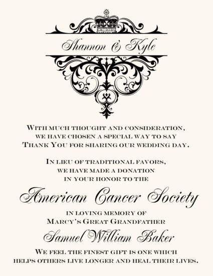 Crowned Contemporary and Classic Donation Cards