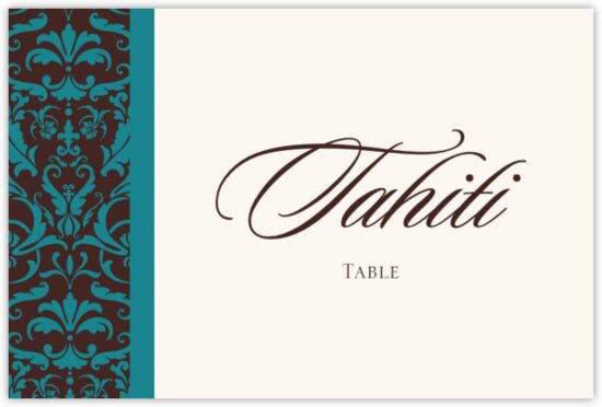 Daily Damask Contemporary and Classic Table Names