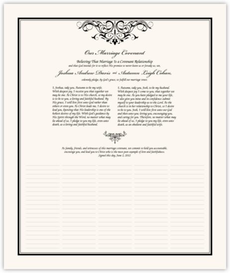 Emerson Contemporary and Classic Wedding Certificates