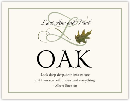Wispy Oak Leaf