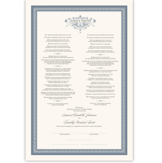 Flirty Eyes Celtic Vine Contemporary and Classic Wedding Certificates