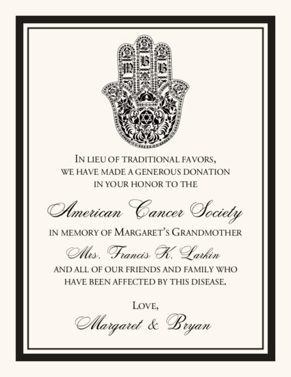 Hand of Miriam Culturally Inspired Donation Cards