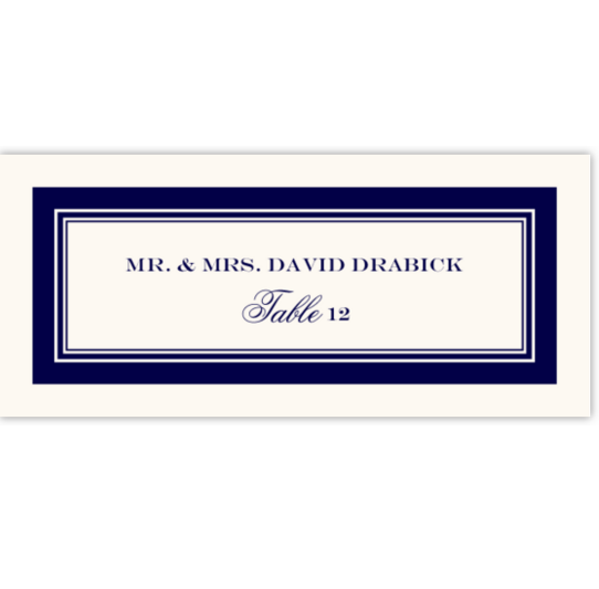 Old Script and Engravers Contemporary and Classic Place Cards