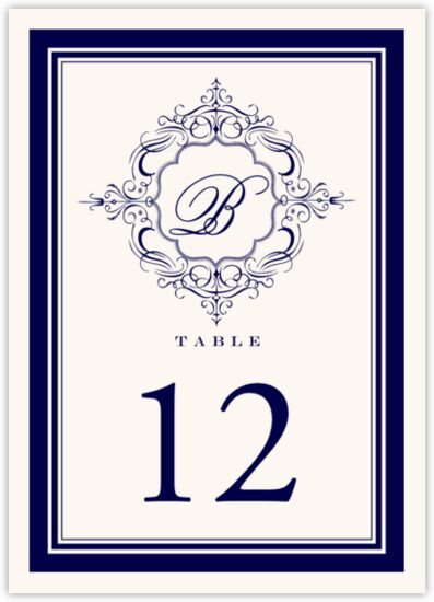 Old Script and Engravers Contemporary and Classic Table Numbers