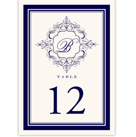 Old Script and Engravers Contemporary and Classic Table Numbers