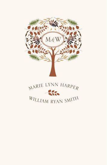 Peaceful Autumn 03 Autumn/Fall Leaves Wedding Programs