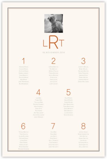 Simple Affair Photography Photography Wedding Seating Charts