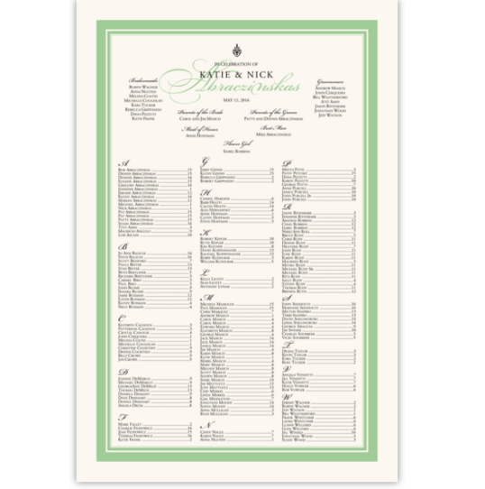 Simple Celtic Heart Celtic Wedding Seating Charts