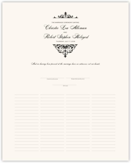 Abbey Cocktail 02 Contemporary and Classic Wedding Certificates