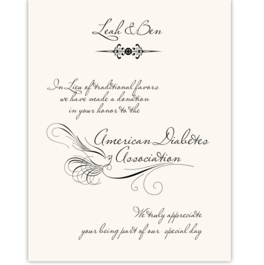 Miss LeGatees Correspondence Contemporary and Classic Donation Cards