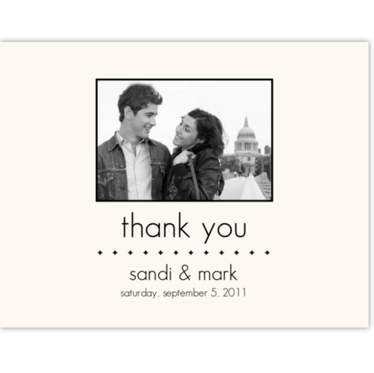 Understated Photo Thank You Notes