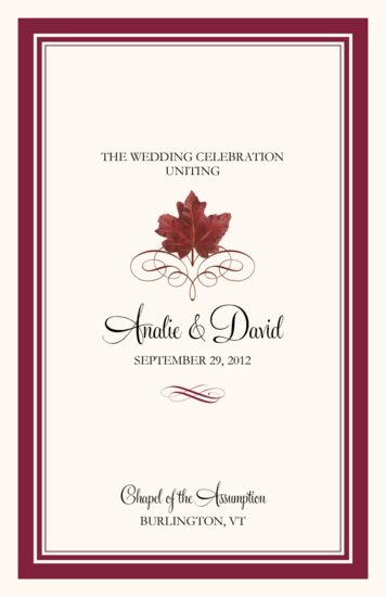 Maple Leaf Flourish Autumn/Fall Leaves Wedding Programs
