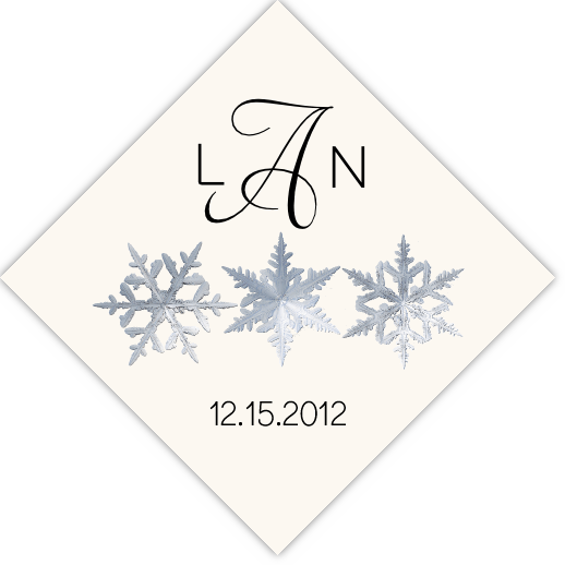 Snowflake Pattern Winter, Snowflake, and Holiday Favor Tags