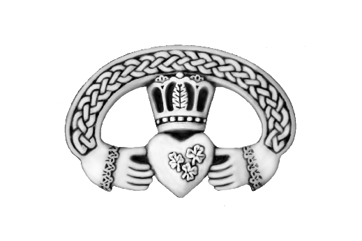 Cultural Illustrations Claddagh Ring (silver) Artwork