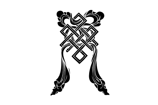 Cultural Illustrations Endless Knot (outline) Artwork