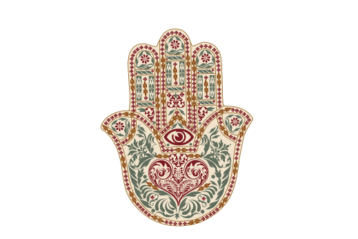 Cultural Illustrations Hamsa Hand Artwork