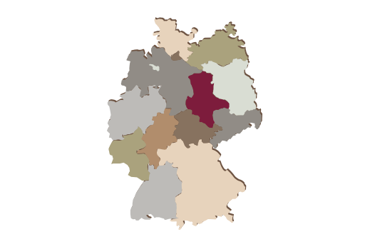 Cultural Illustrations Map of Germany Artwork