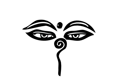 Cultural Illustrations Eyes of Buddha Artwork