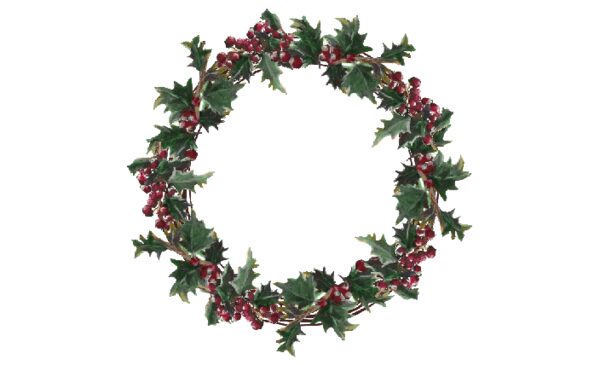 Winter and Holiday Wreath Artwork