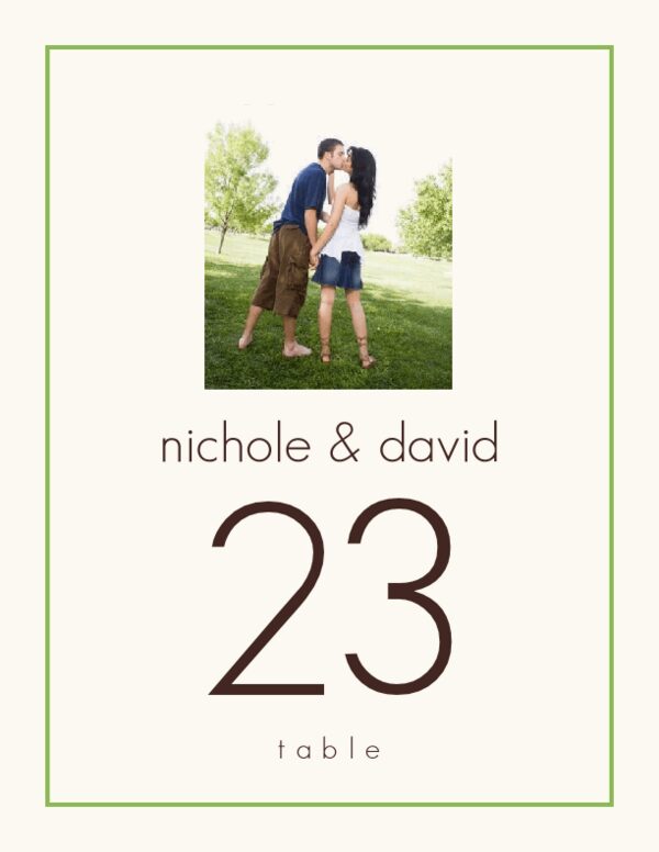 Photo Wedding Table Numbers | Table Number and Table Card Ideas ...