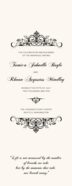 Accordion Contemporary and Classic Wedding Programs