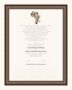 Map of Africa Africa-Inspired Wedding Certificates