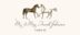 Two Horses Wedding Place Cards and Escort Cards