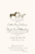 Two Horses Contemporary and Classic Wedding Programs