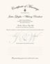 Arch Traditional Contemporary and Classic Wedding Certificates