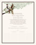 Asian Peace Birds Birds and Butterflies Wedding Certificates