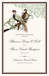 Asian Peace Birds Birds and Butterflies Wedding Programs