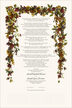 Autumn Leaves and Sunflowers Autumn Leaves Wedding Certificates