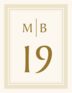 Baker_Signet_Monogram_01 Contemporary and Classic Table Numbers