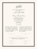 Bickham Monogram 04 Contemporary and Classic Wedding Certificates