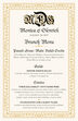 Blackletter Gothic Contemporary and Classic Menus