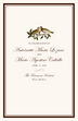 Brown Birds Birds and Butterflies Wedding Programs