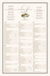 Brown Birds Birds and Butterflies Seating Charts