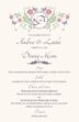 Butterfly Kisses Birds and Butterflies Wedding Menus