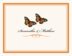 Butterfly Wishes Birds and Butterflies Thank You Notes