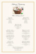 Christening Photo with Poems Seating Chart