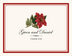 Poinsettia Winter, Snowflake, and Holiday Thank You Notes