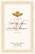 Gold Claddagh Wedding Programs