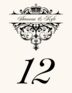 Crowned Contemporary and Classic Table Numbers