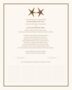 Dancing Starfish Beach and Seashell Wedding Certificates