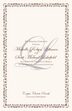 Edwardian Watermark Contemporary and Classic Wedding Programs