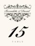 Emerson Contemporary and Classic Table Numbers