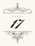 Flourish Monogram 02 Contemporary and Classic Table Numbers