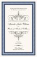 Flourish Monogram 05 Contemporary and Classic Wedding Programs