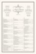 Flourish Monogram 10A Contemporary and Classic Wedding Seating Charts