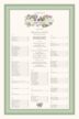 Garden Flurry Contemporary and Classic Wedding Seating Charts